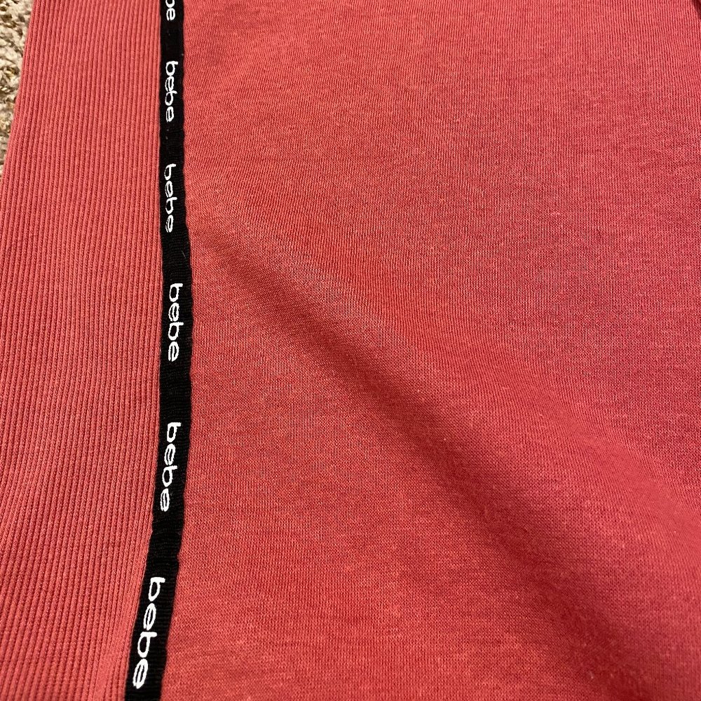 Bebe Sport Mini Logo Tape with Rib Insert Hoodie - Picture 9 of 9